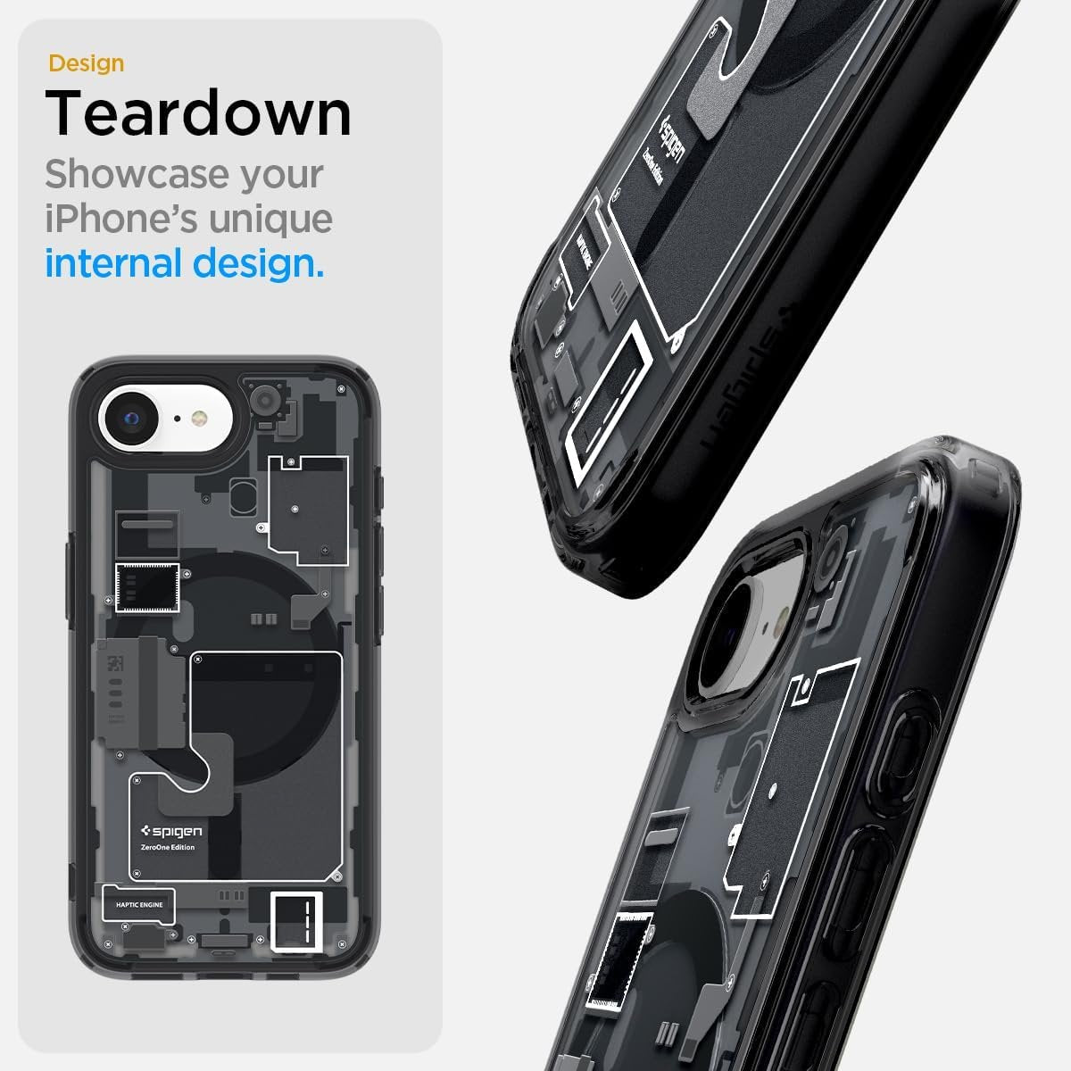 Θήκη iPhone 17e / 16e Spigen Ultra Hybrid MagFit Σκληρή με MagSafe - Zero One Black (ACS09141)
