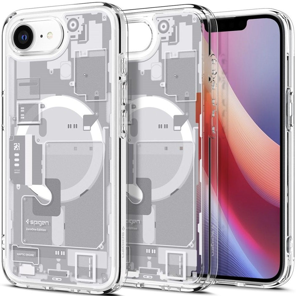 Θήκη iPhone 17e / 16e Spigen Ultra Hybrid MagFit Σκληρή με MagSafe - Zero One White (ACS09142)