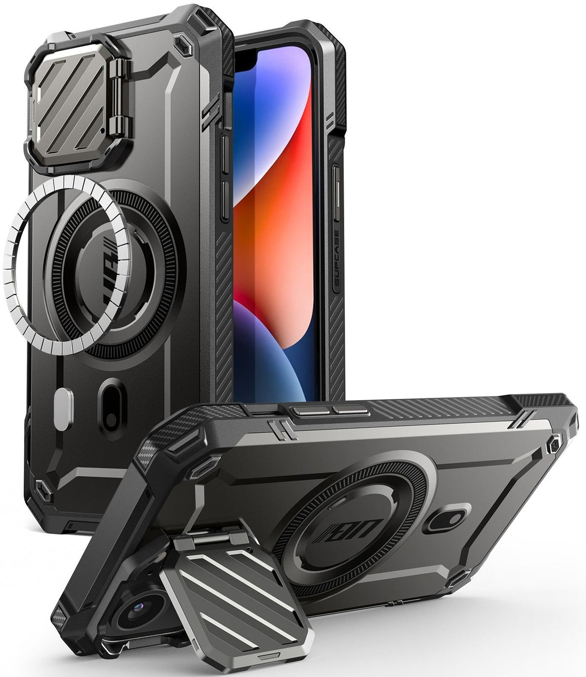 Θήκη iPhone 17e / 16e Supcase Unicorn Beetle XT Mag Ανθεκτική MagSafe με Μεταλλικό Κάλυμμα για την Κάμερα - Black (8434391570
