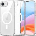 Θήκη iPhone 17e / 16e Tech-Protect FlexAir Hybrid Σκληρή Διάφανη με MagSafe - Clear (5906302360192)
