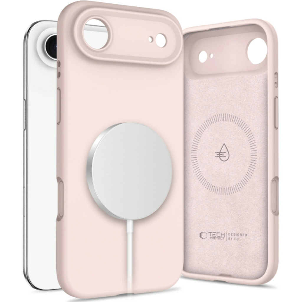 Θήκη iPhone Air Tech-Protect Silicone MagSafe Σιλικόνης με MagSafe - Pink Pearl (5906302330225)