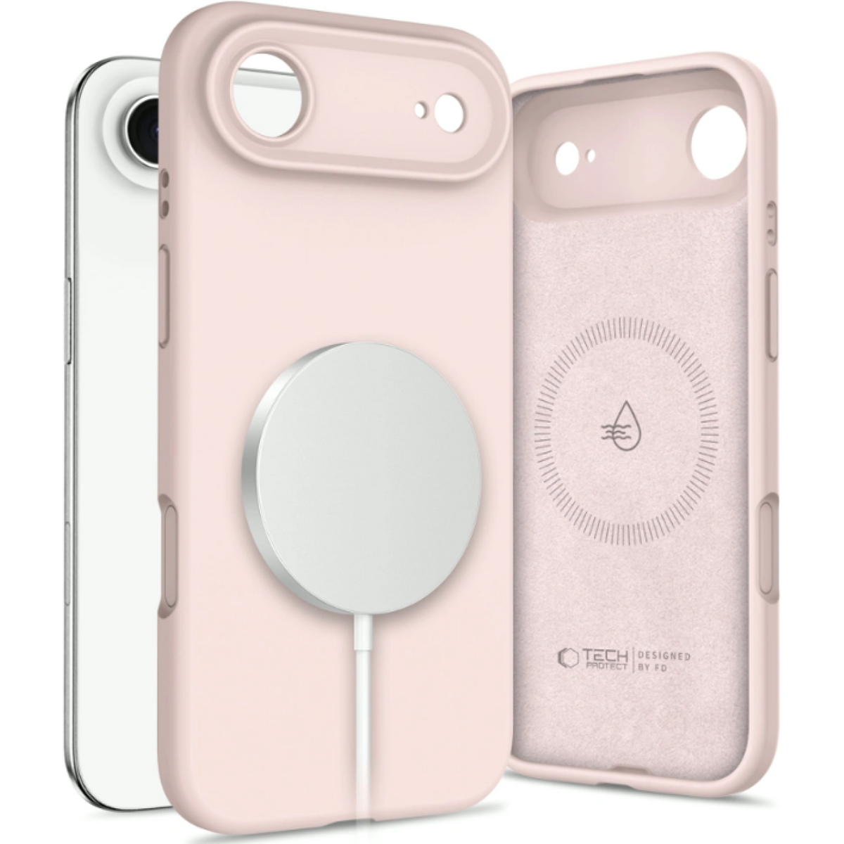 Θήκη iPhone Air Tech-Protect Silicone MagSafe Σιλικόνης με MagSafe - Pink Pearl (5906302330225)