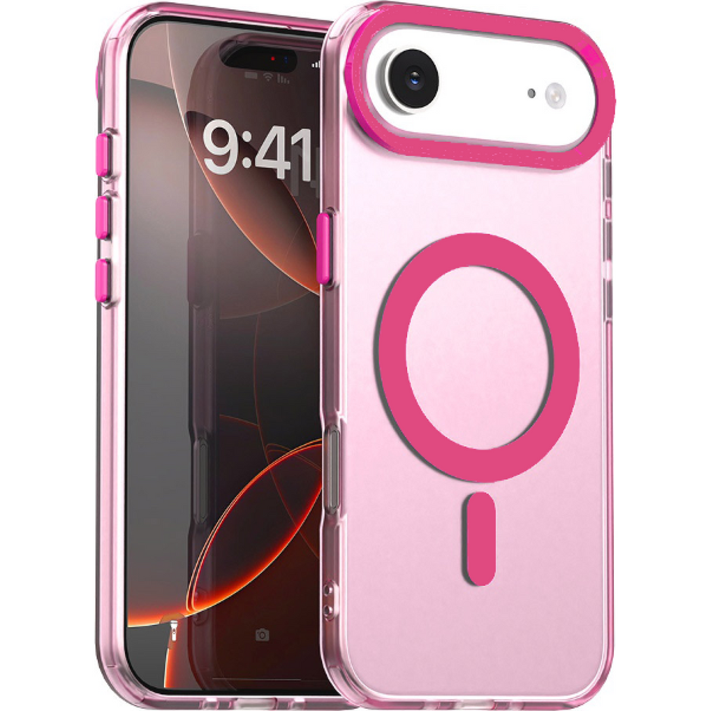 Θήκη iPhone Air Techsuit CandyCase Σκληρή Ημιδιάφανη με MagSafe - Pink (5949419313248)
