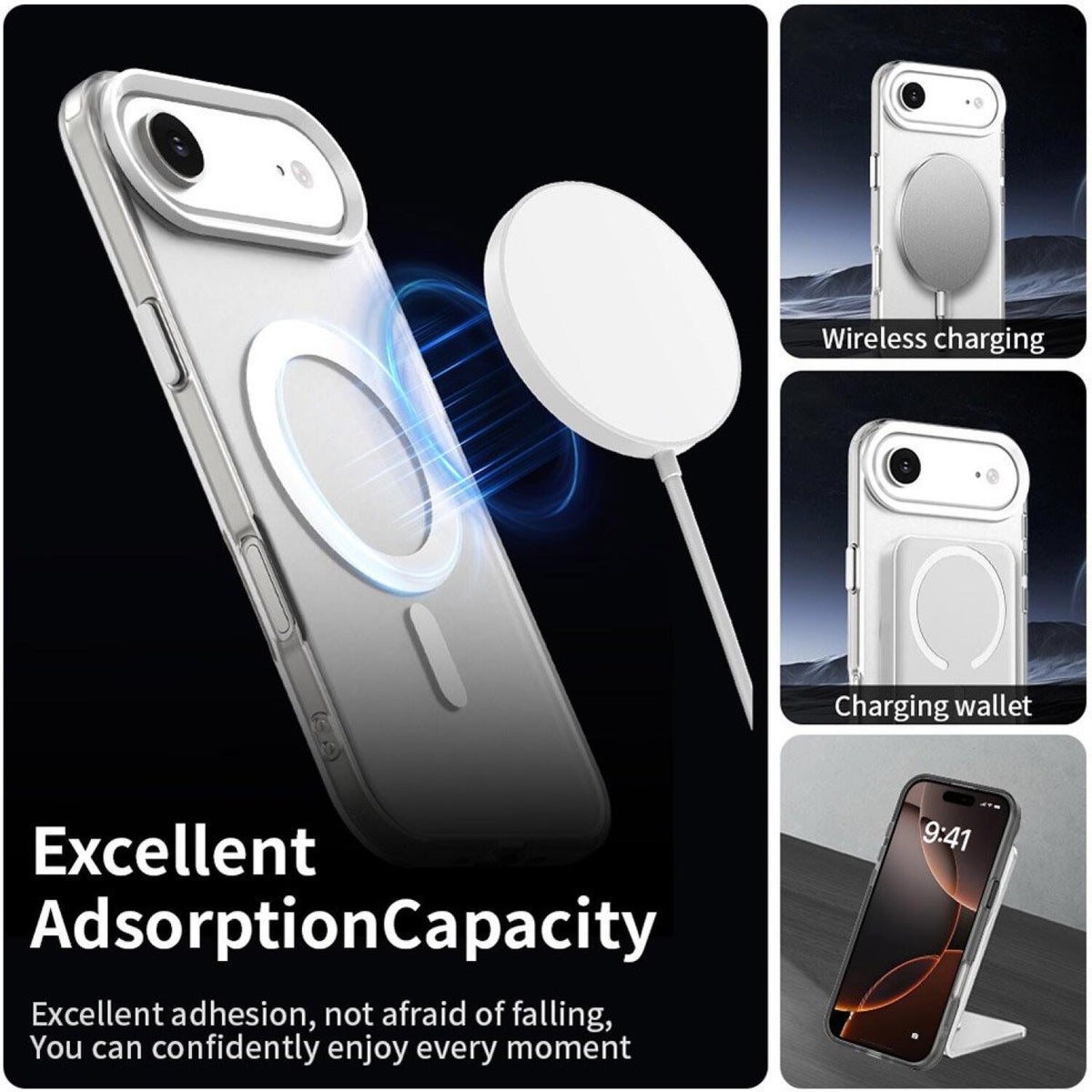 Θήκη iPhone Air Techsuit CandyCase Σκληρή Ημιδιάφανη με MagSafe - White (5949419313255)