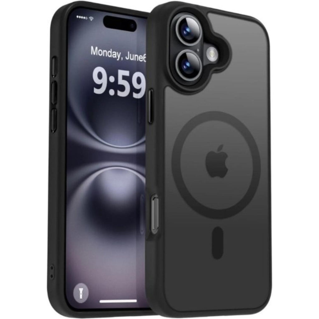 Θήκη iPhone 17 Bodycell MagSafe Backcover Σκληρή Ημιδιάφανη με MagSafe - Matte Black (5206015083815)