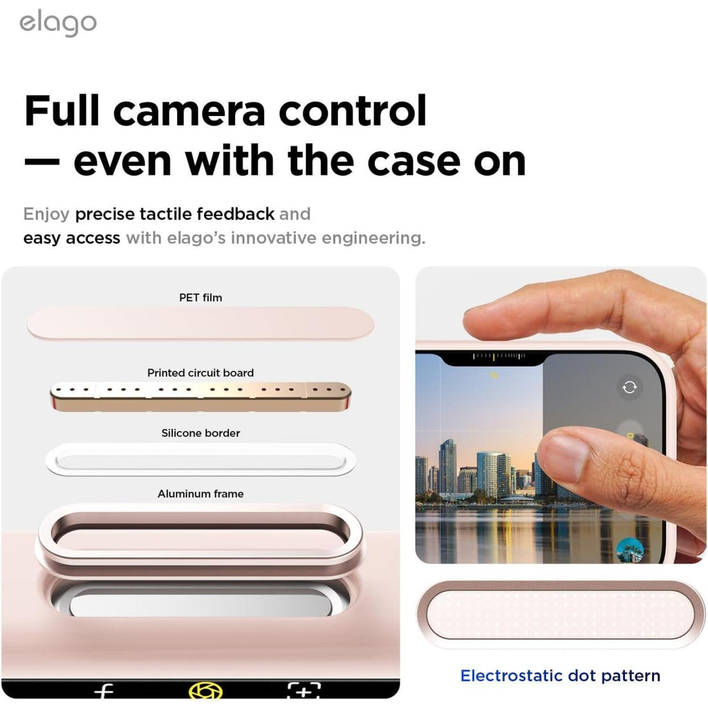 Θήκη iPhone 17 Elago Magnetic Silicone Case Premium Σιλικόνης με MagSafe - Lovely Pink (ES17MSSC61-LPK)