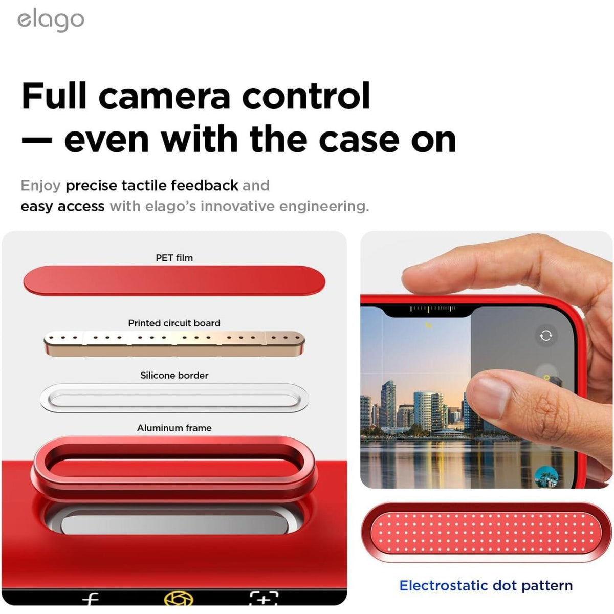 Θήκη iPhone 17 Elago Magnetic Silicone Case Premium Σιλικόνης με MagSafe - Red (ES17MSSC61-RD)
