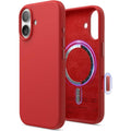 Θήκη iPhone 17 Elago Magnetic Silicone Case Premium Σιλικόνης με MagSafe - Red (ES17MSSC61-RD)