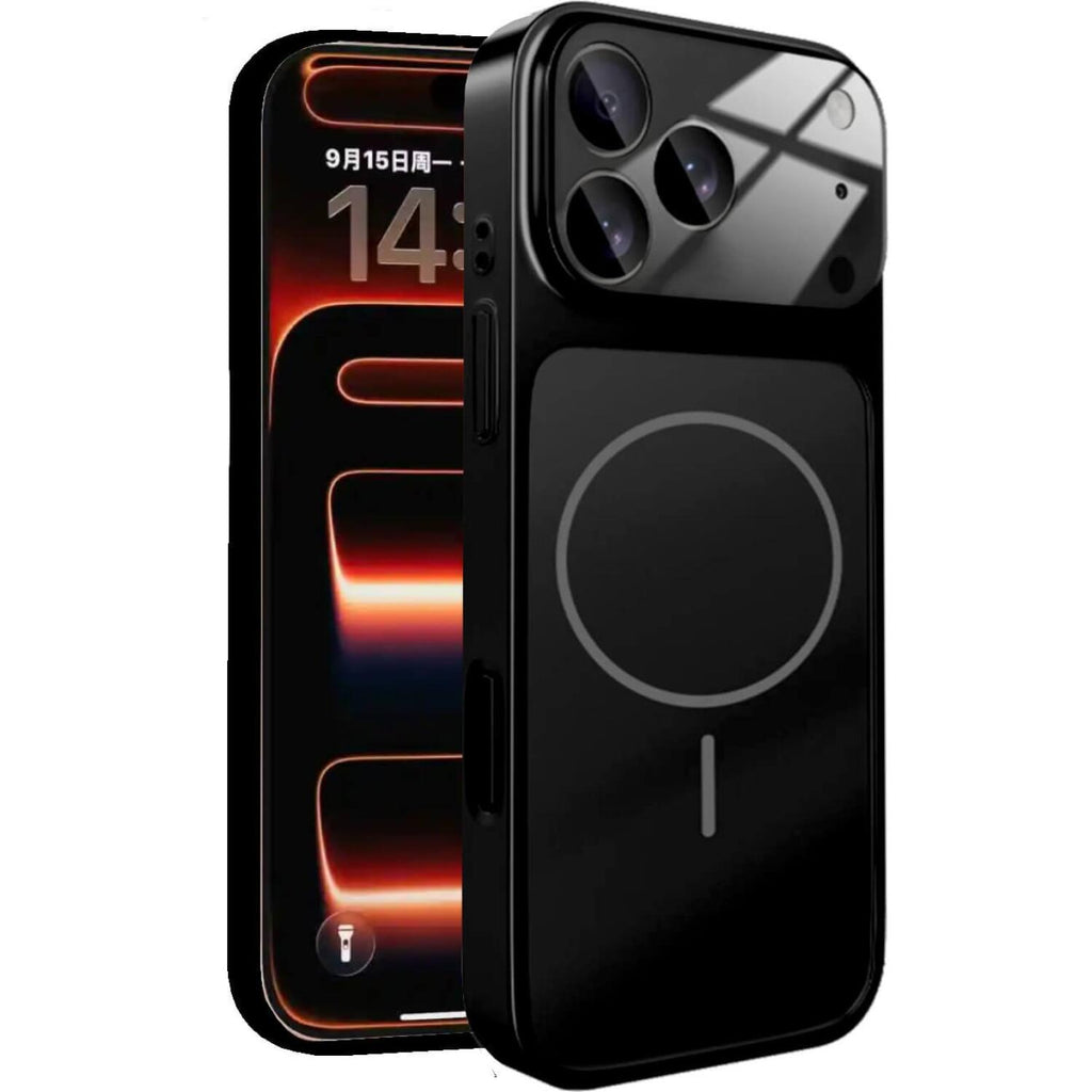 Θήκη iPhone 17 Pro Bodycell AG Glass Σκληρή με MagSafe & Ενσωματωμένο Tempered Glass Κάμερας - Black (5206015087417)