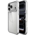 Θήκη iPhone 17 Pro Buddi Hybrid Σκληρή Διάφανη με MagSafe - Matched Silver (8719246597367)