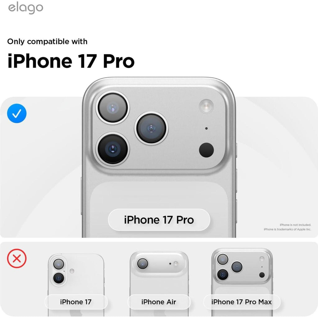 Θήκη iPhone 17 Pro Elago Magnetic Leather από Vegan Δέρμα με MagSafe - Black (ES17MSLE63PRO-BK)