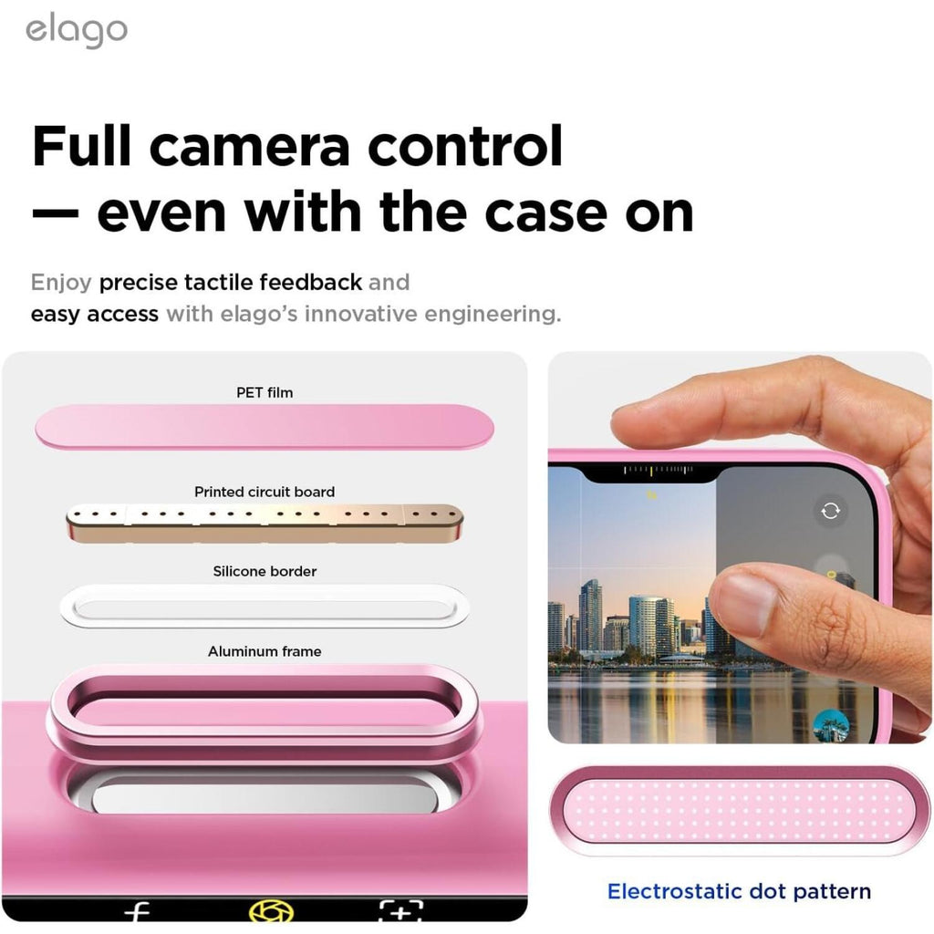 Θήκη iPhone 17 Pro Elago Magnetic Silicone Case Premium Σιλικόνης με MagSafe - Hot Pink (ES17MSSC63PRO-HPK)
