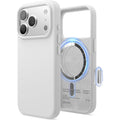 Θήκη iPhone 18 Pro / 17 Pro Elago Magnetic Silicone Case Premium Σιλικόνης με MagSafe - White (ES17MSSC63PRO-WH)