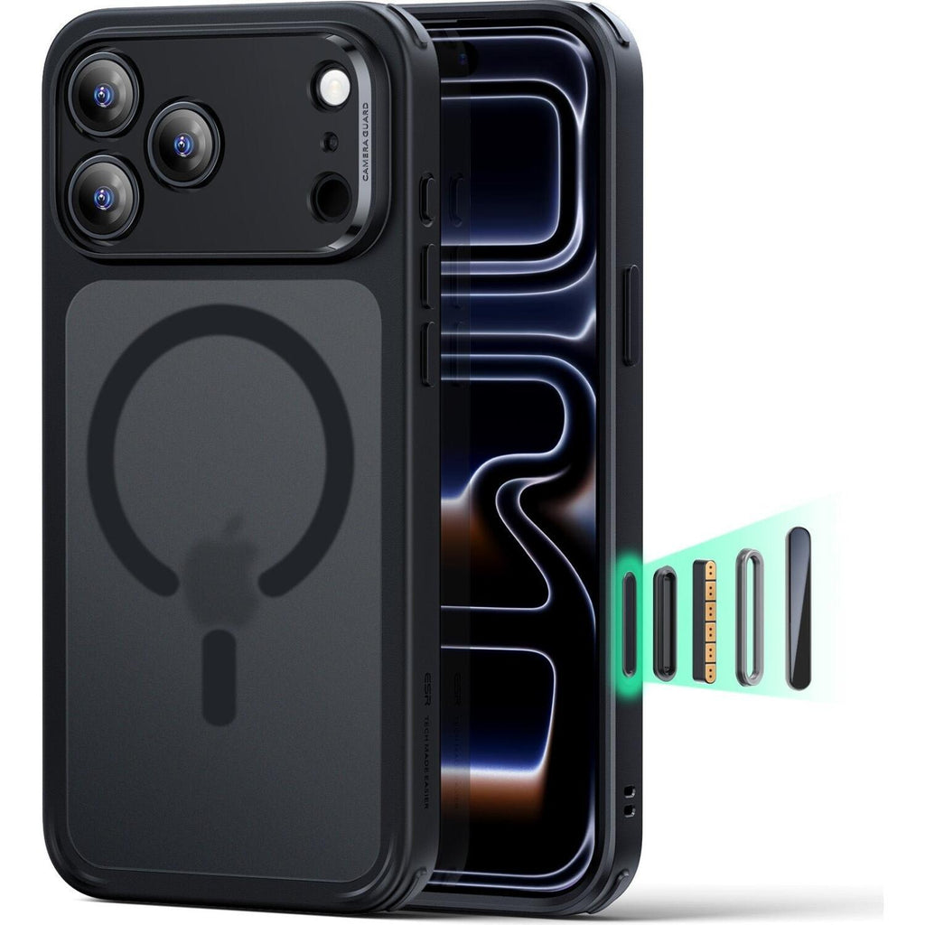 Θήκη iPhone 17 Pro ESR Classic Hybrid Magnetic Ανθεκτική με MagSafe & Κάλυμμα για Camera Control - Frosted Black (48942403032