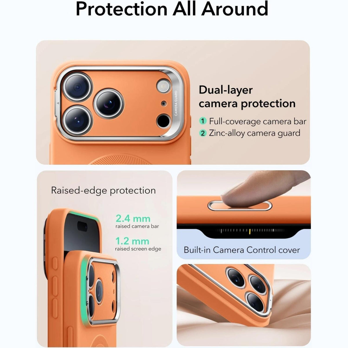 Θήκη iPhone 17 Pro ESR Cloud Soft with Stash Stand Ανθεκτική Σιλικόνης με MagSafe / Κάλυμμα για Camera Control & Kickstand - 