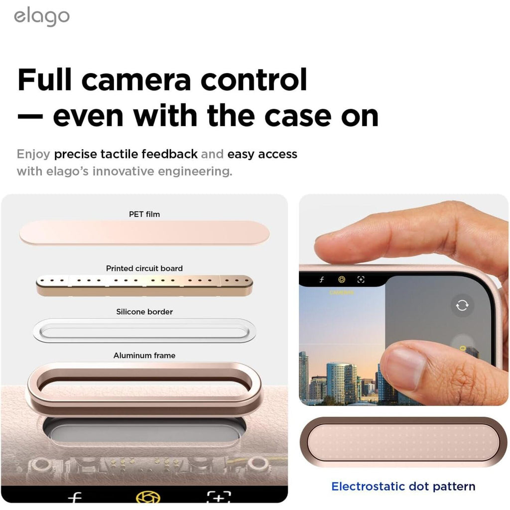 Θήκη iPhone 18 Pro Max / 17 Pro Max Elago Magnetic Leather από Vegan Δέρμα με MagSafe - Lovely Pink (ES17MSLE69PRO-LPK)