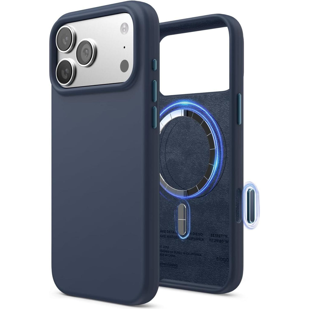 Θήκη iPhone 18 Pro Max / 17 Pro Max Elago Magnetic Silicone Case Premium Σιλικόνης με MagSafe - Jean Indigo (ES17MSSC69PRO-JI