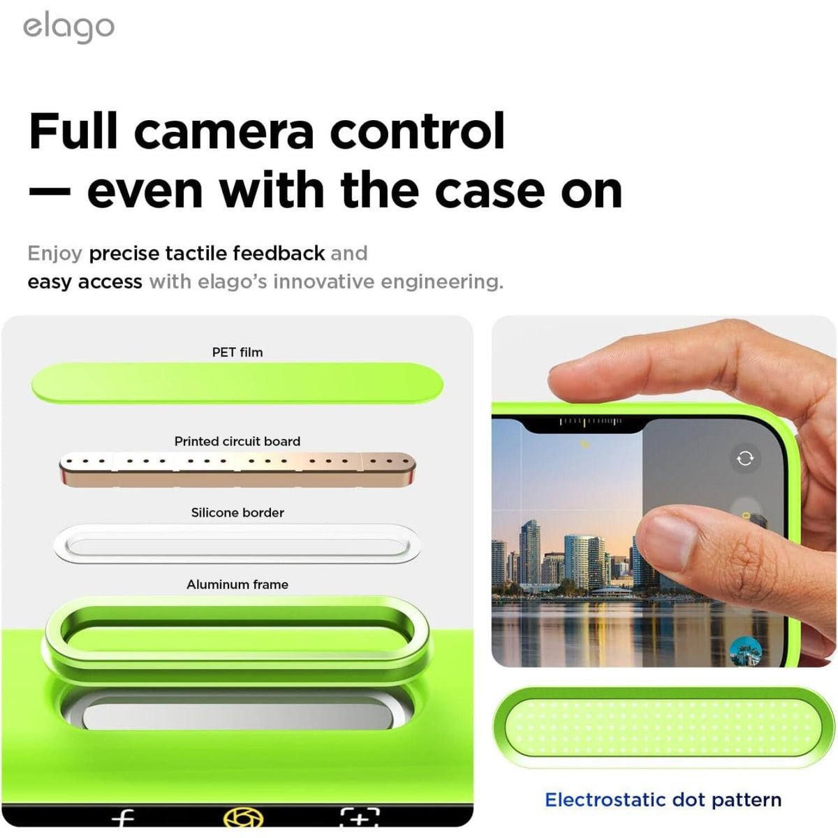 Θήκη iPhone 18 Pro Max / 17 Pro Max Elago Magnetic Silicone Case Premium Σιλικόνης με MagSafe - Lime Green (ES17MSSC69PRO-LIG