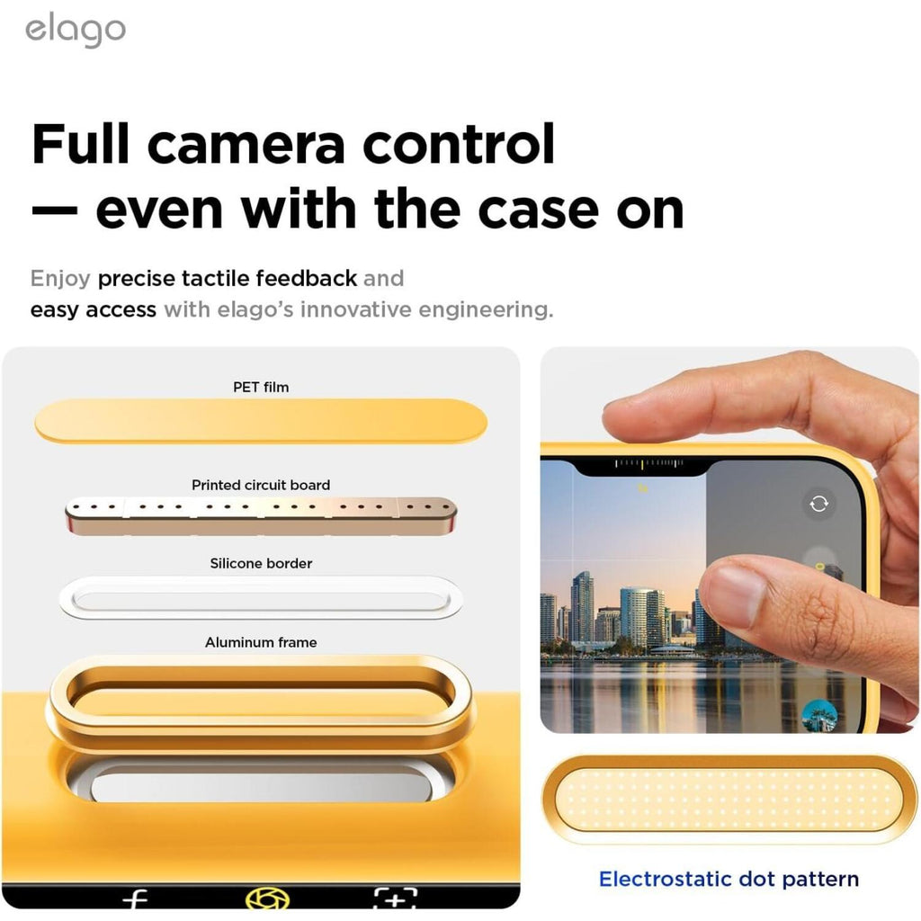 Θήκη iPhone 18 Pro Max / 17 Pro Max Elago Magnetic Silicone Case Premium Σιλικόνης με MagSafe - Sunshine (ES17MSSC69PRO-SUN)