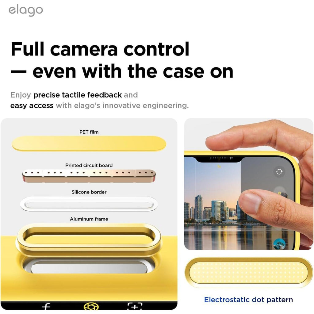 Θήκη iPhone 17 Pro Max Elago Magnetic Silicone Case Premium Σιλικόνης με MagSafe - Yellow (ES17MSSC69PRO-YE)