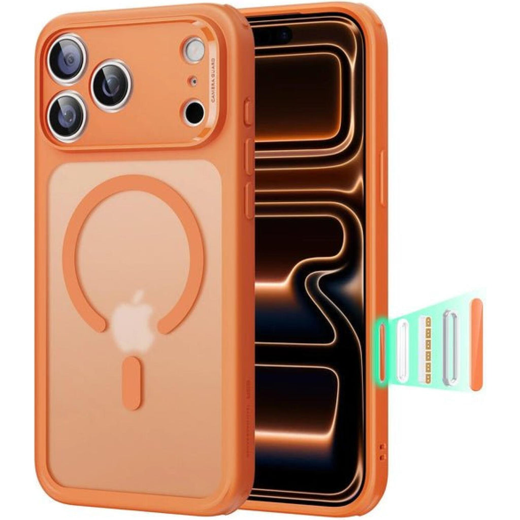 Θήκη iPhone 17 Pro Max ESR Classic Hybrid Magnetic Ανθεκτική με MagSafe & Κάλυμμα για Camera Control - Frosted Orange (489424