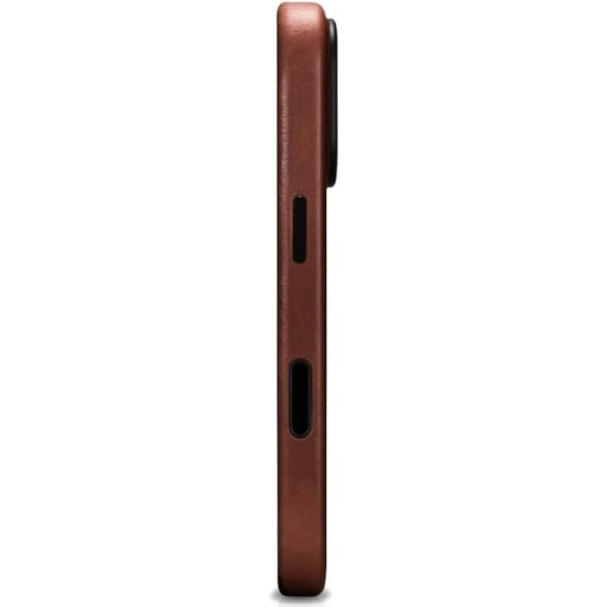 Θήκη iPhone 17 Pro Max iCarer Leather Back Case With Camera Button Δερμάτινη με MagSafe & Μεταλλικό Πλαίσιο Κάμερας - Retro B
