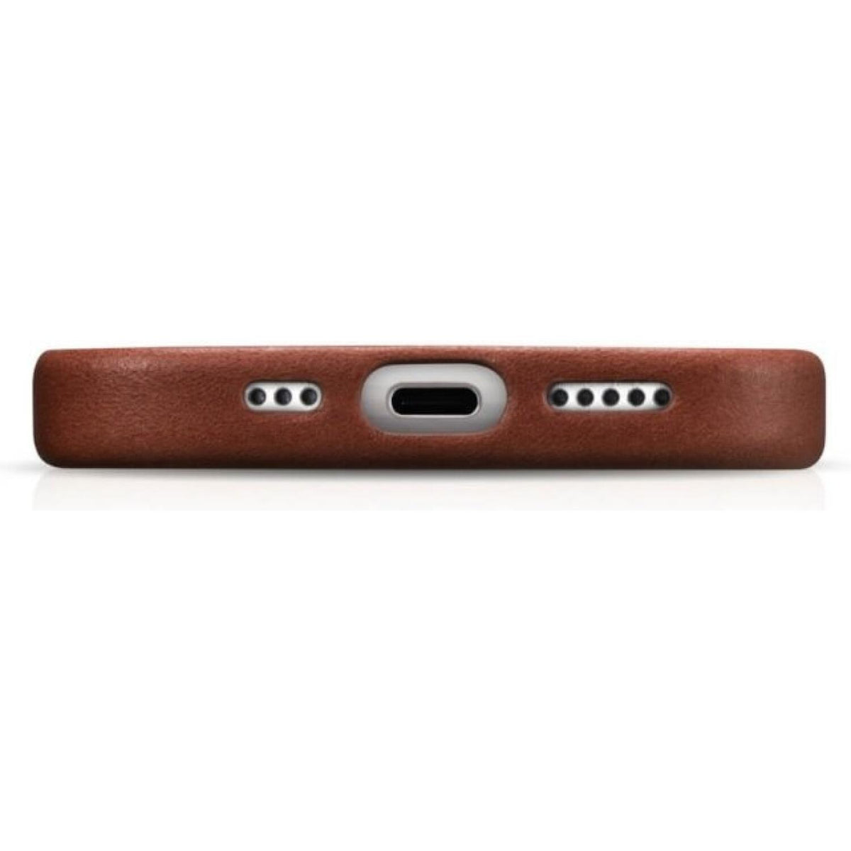 Θήκη iPhone 17 Pro Max iCarer Leather Back Case With Camera Button Δερμάτινη με MagSafe & Μεταλλικό Πλαίσιο Κάμερας - Retro B