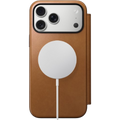 Θήκη iPhone 17 Pro Max Nomad Modern Leather Folio Δερμάτινο Πορτοφόλι με MagSafe - English Tan (NM014124858)