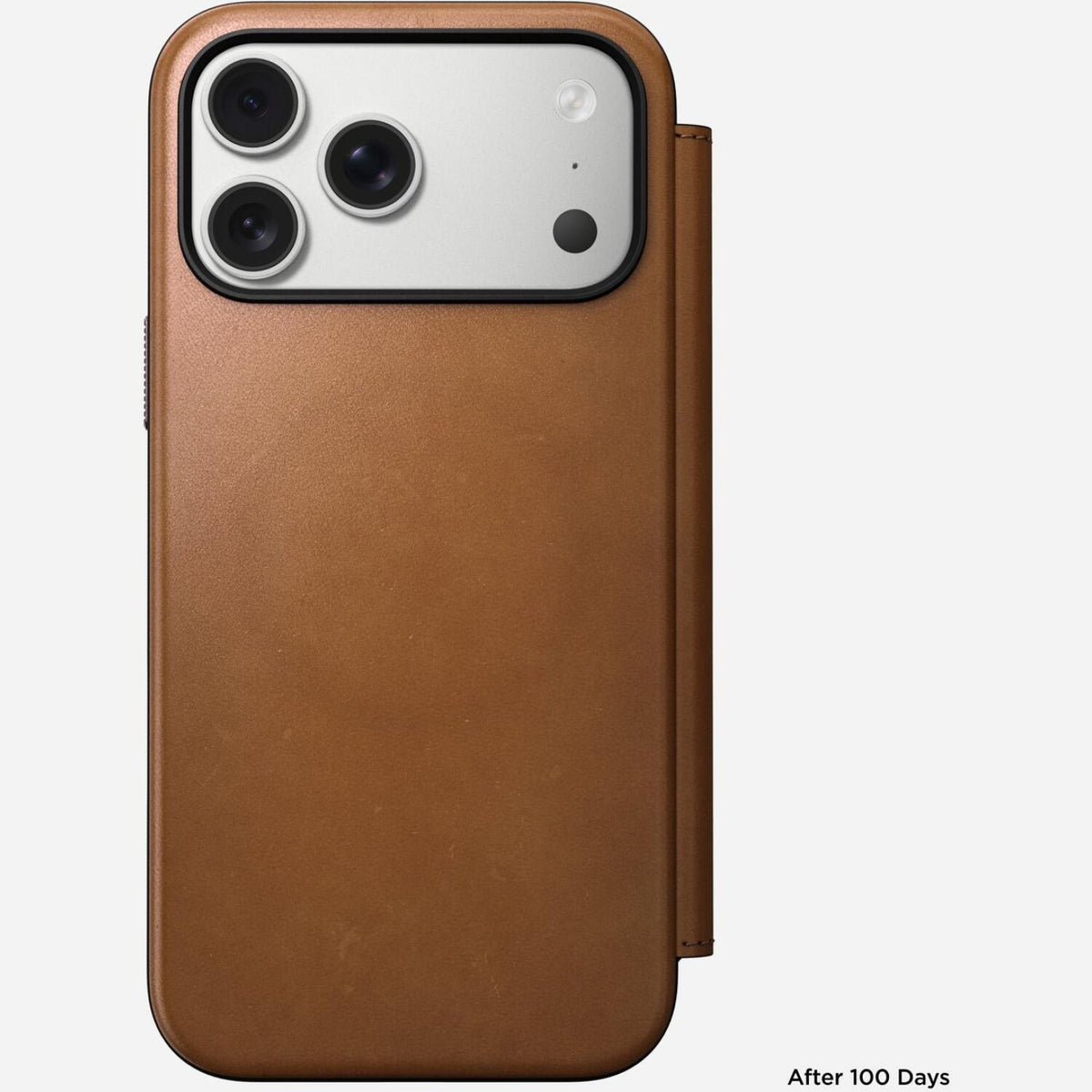 Θήκη iPhone 17 Pro Max Nomad Modern Leather Folio Δερμάτινο Πορτοφόλι με MagSafe - English Tan (NM014124858)