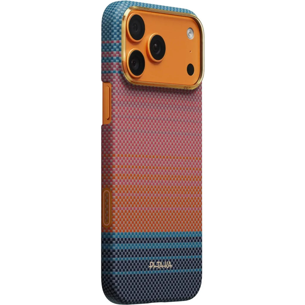 Θήκη iPhone 17 Pro Max Pitaka Edge Ultra-Slim Aramid Fiber Body με MagSafe 1mm - Sunset 2.0 / California Dream-04 (SCD1704PM)