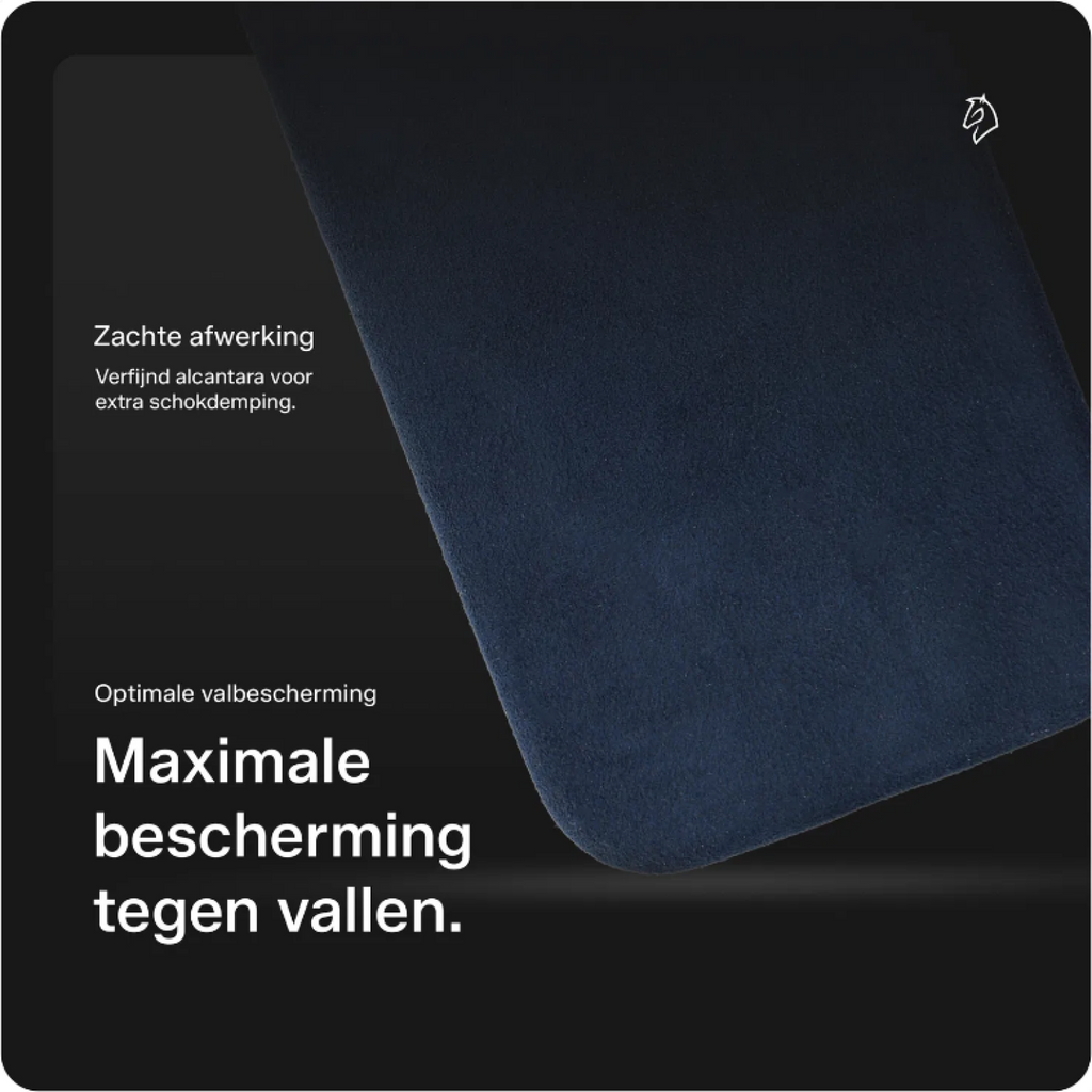 Θήκη iPhone 17 Pro Max Rosso Avanti Back Cover από Premium Alcantara με MagSafe - Blue (8719246549489)
