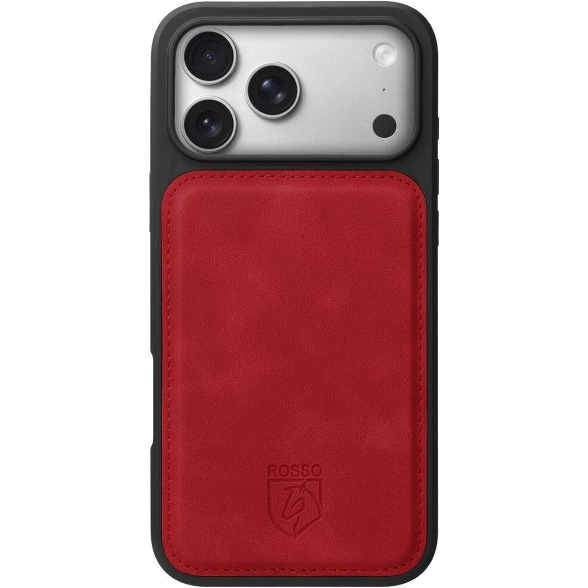 Θήκη iPhone 17 Pro Max Rosso Element 2 in 1 PU Πορτοφόλι - Red (8719246484483)