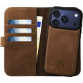Θήκη iPhone 17 Pro Max Rosso Elite Δερμάτινο Πορτοφόλι με MagSafe - Brown (8719246484728)