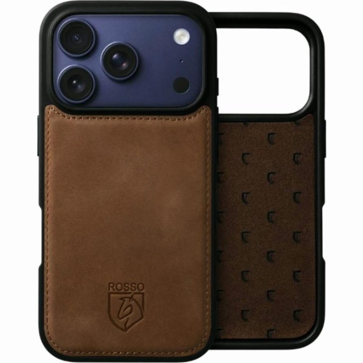 Θήκη iPhone 17 Pro Max Rosso Elite Δερμάτινο Πορτοφόλι με MagSafe - Brown (8719246484728)