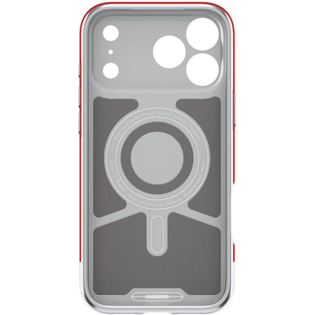Θήκη iPhone 17 Pro Max Spigen Classic C1 MagFit Ανθεκτική Σκληρή με MagSafe - Ruby (ACS10295)