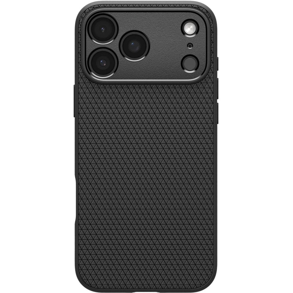 Θήκη iPhone 17 Pro Max Spigen Liquid Air Ανθεκτική Σιλικόνης - Matte Black (ACS10265)