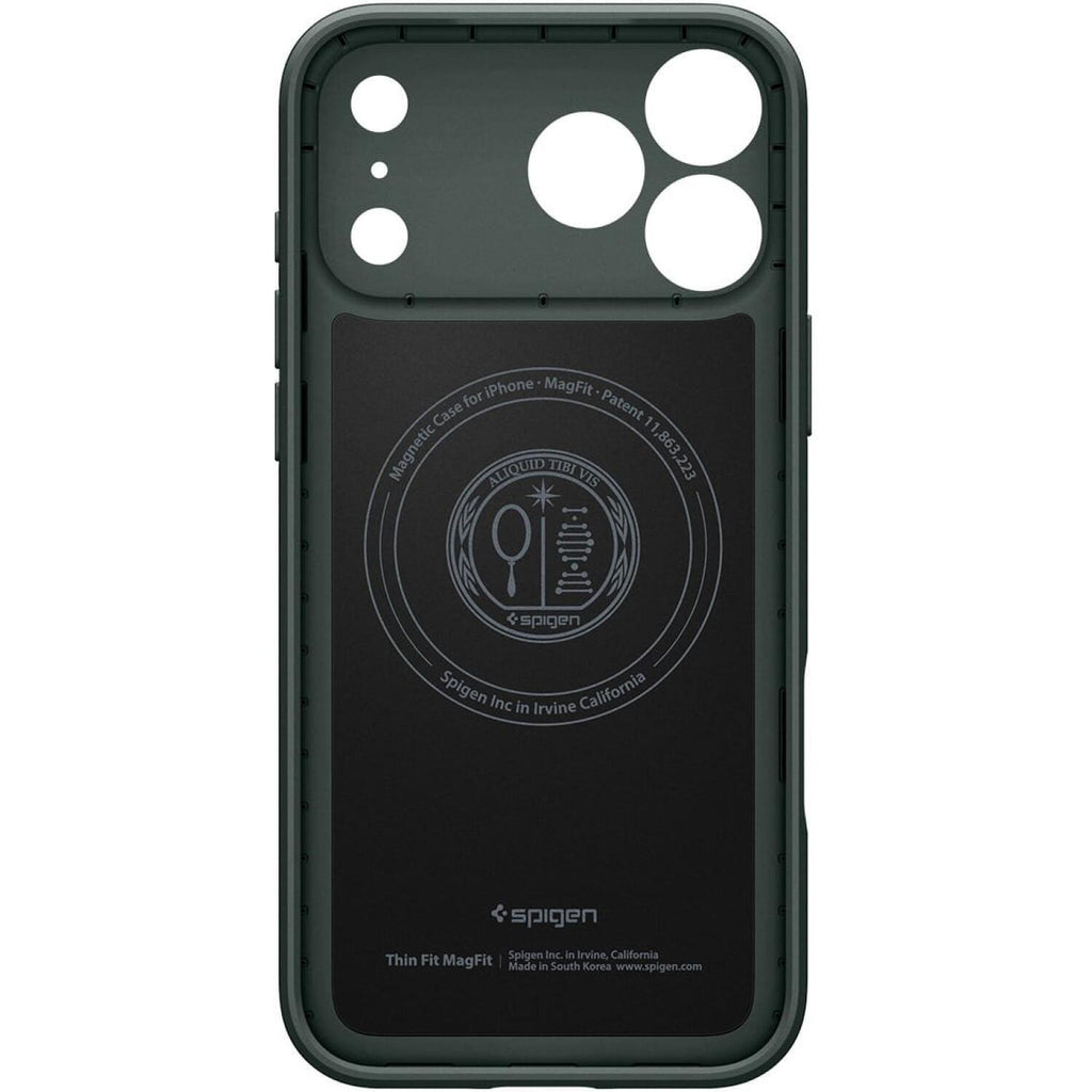 Θήκη iPhone 17 Pro Max Spigen Thin Fit MagFit Ανθεκτική Σκληρή με MagSafe - Abyss Green (ACS10275)