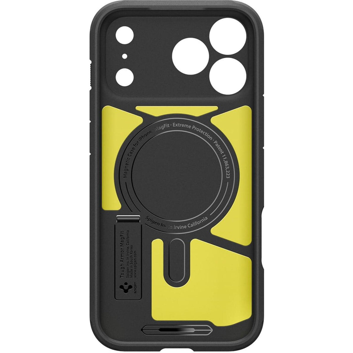 Θήκη iPhone 17 Pro Max Spigen Tough Armor T MagFit Ανθεκτική με Κάλυμμα για Camera Control & MagSafe - Black (ACS10297)