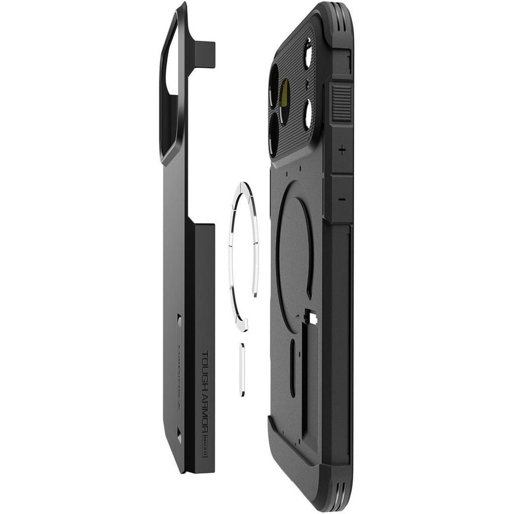 Θήκη iPhone 17 Pro Max Spigen Tough Armor T MagFit Ανθεκτική με Κάλυμμα για Camera Control & MagSafe - Black (ACS10297)