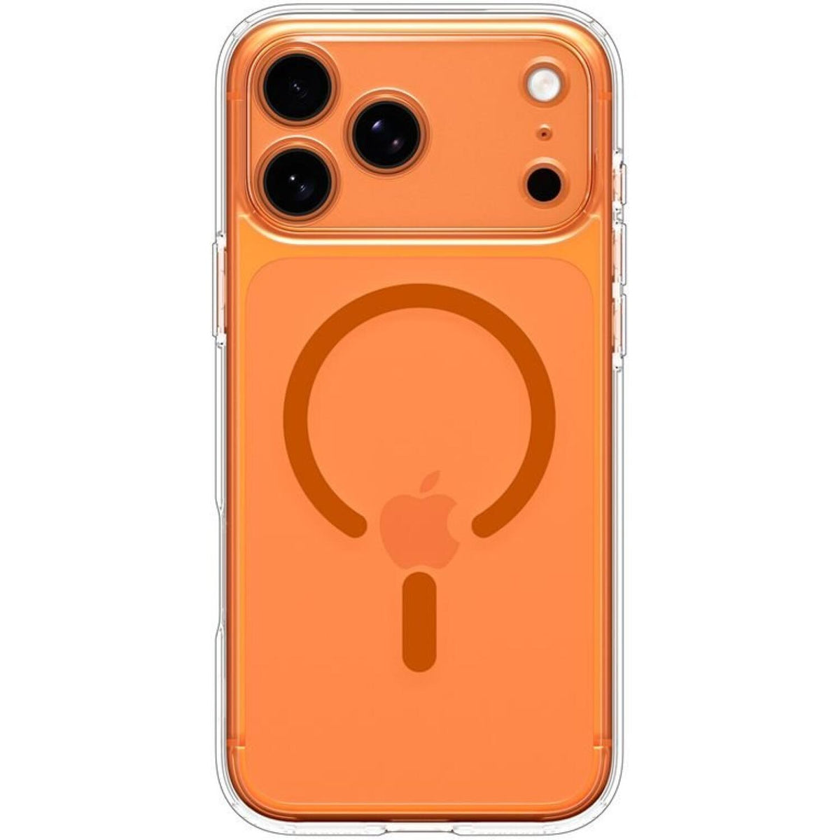 Θήκη iPhone 17 Pro Max Spigen Ultra Hybrid MagFit Ανθεκτική Σκληρή με MagSafe - Clear / Orange (ACS11109)