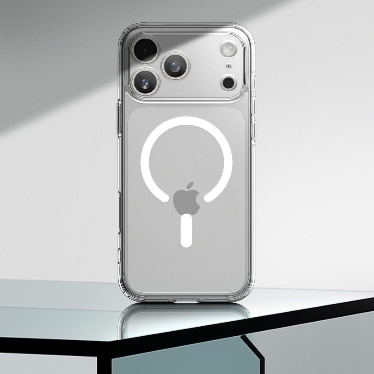 Θήκη iPhone 17 Pro Max Spigen Ultra Hybrid MagFit Ανθεκτική Σκληρή με MagSafe - Clear / White (ACS10282)