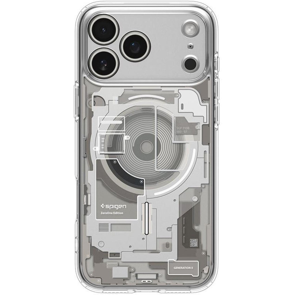 Θήκη iPhone 17 Pro Max Spigen Ultra Hybrid MagFit Ανθεκτική Σκληρή με MagSafe - Zero One Natural Titanium (ACS10288)