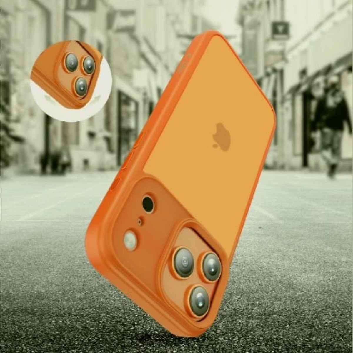 Θήκη iPhone 17 Pro Max Tech-Protect MagMat Σκληρή Ημιδιάφανη - Matte Cosmic Orange (5906302333998)