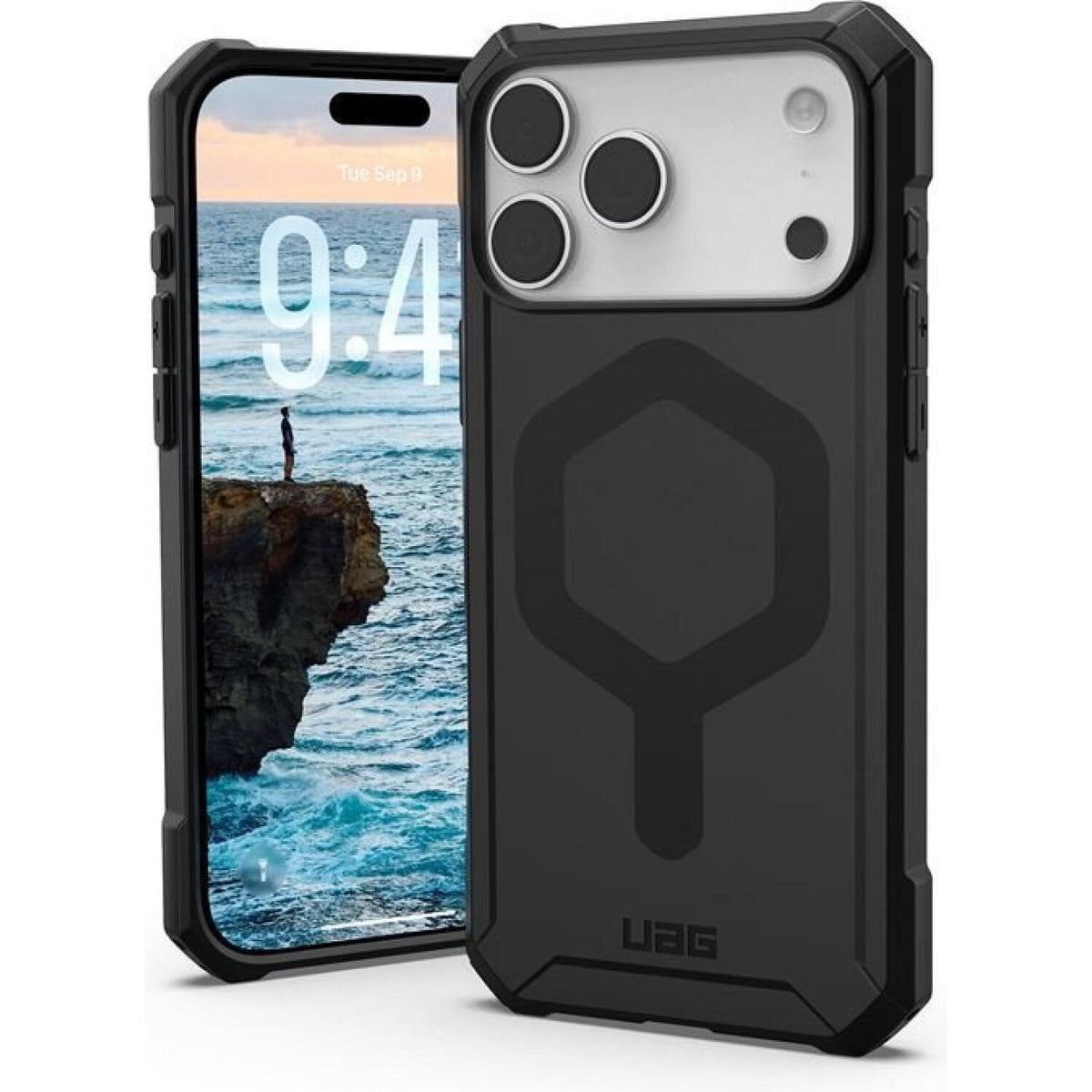 Θήκη iPhone 18 Pro Max / 17 Pro Max UAG Essential Armor Ανθεκτική Σιλικόνης με MagSafe - Black (114541114040)