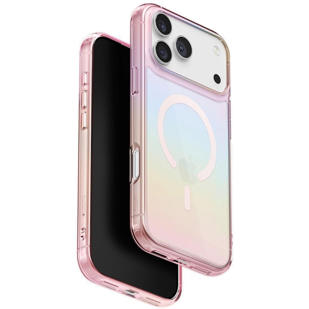 Θήκη iPhone 17 Pro Max Uniq Iridescia Ανθεκτική & Ιριδίζουσα με MagSafe - Pink Prism (UNIQ-IP6.9P(2025)-IRDMPPRS)