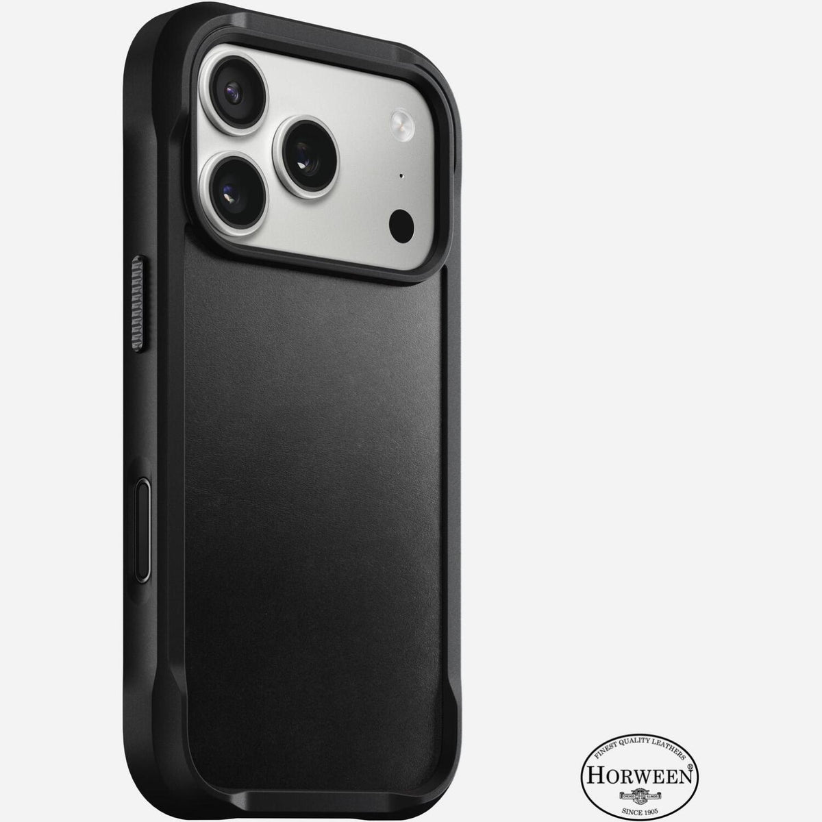 Θήκη iPhone 17 Pro Nomad Rugged Leather Case Horween Ανθεκτική Δερμάτινη με MagSafe - Black (NM011802858)