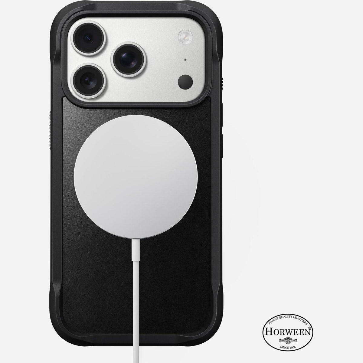 Θήκη iPhone 17 Pro Nomad Rugged Leather Case Horween Ανθεκτική Δερμάτινη με MagSafe - Black (NM011802858)