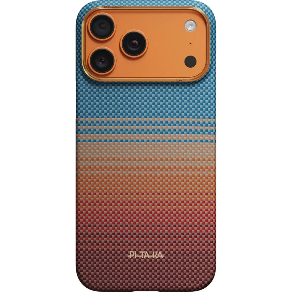 Θήκη iPhone 17 Pro Pitaka Edge Ultra-Slim Aramid Fiber Body με MagSafe 1mm - Sunset 2.0 / California Dream-01 (SCD1701P)