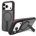 Θήκη iPhone 18 Pro / 17 Pro Prodigee Formula K1 Ημιδιάφανη Ανθεκτική με MagSafe & KickStand - Smoke (IPH17P-6.3-FRMK-SMK)