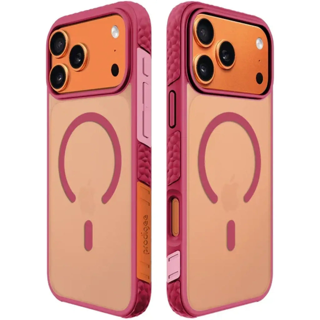 Θήκη iPhone 18 Pro / 17 Pro Prodigee Jogger Ανθεκτική Ημιδιάφανη με MagSafe - Sorbet (IPH17P-6.3-JGR-SRB)